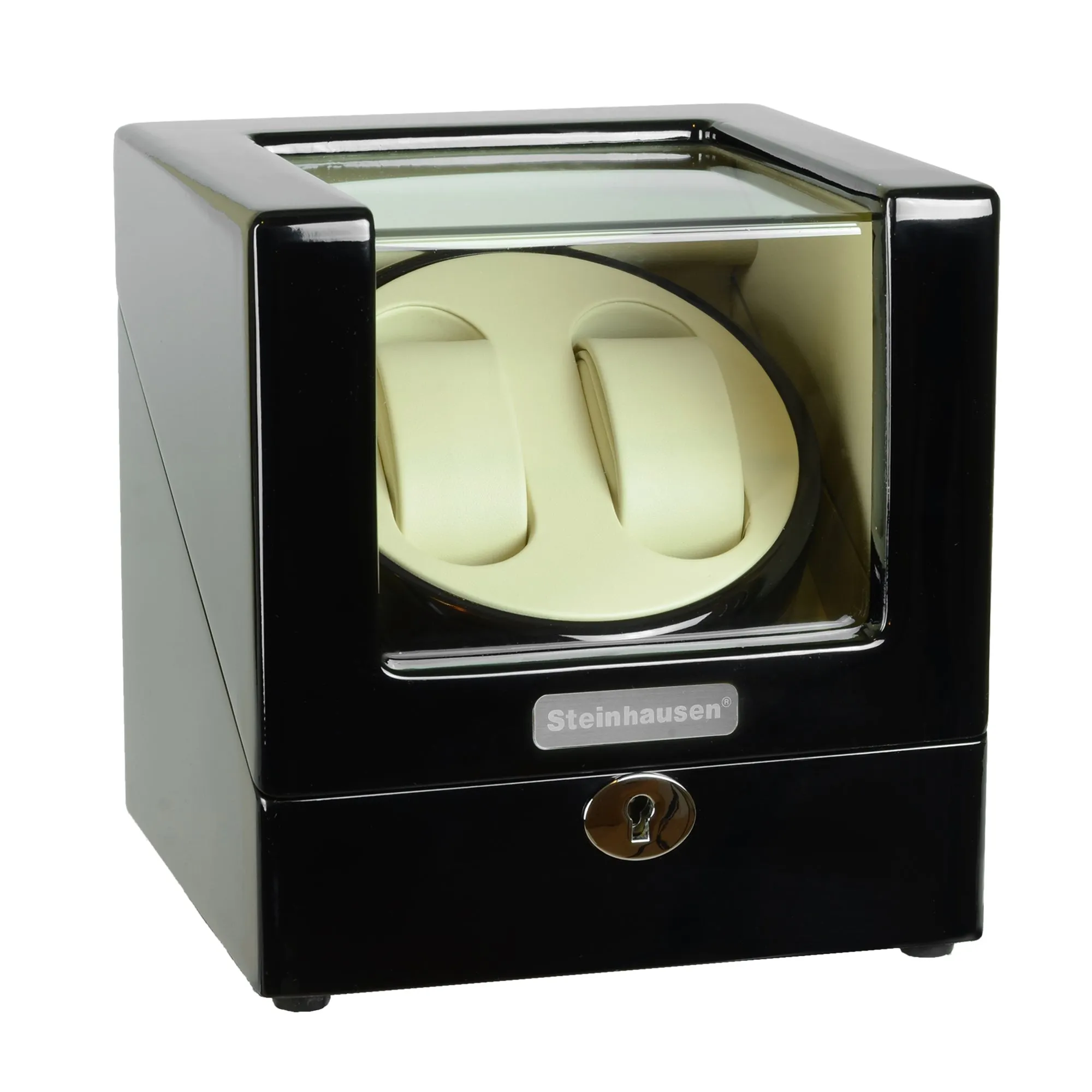 Steinhausen Heritage Double Watch Winder With Ultra Quiet Motor and Multiple Modes