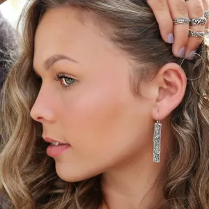 Sterling Silver Bar Earrings