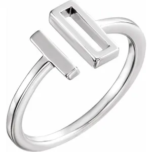 Sterling Silver Bar Ring