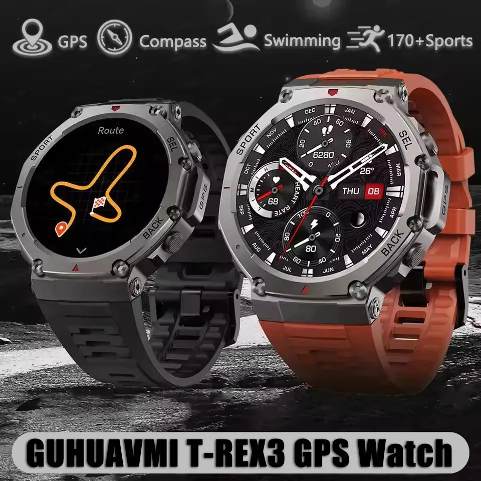 T-Rex 3 Built-in Dual-band GPS Smart Watch