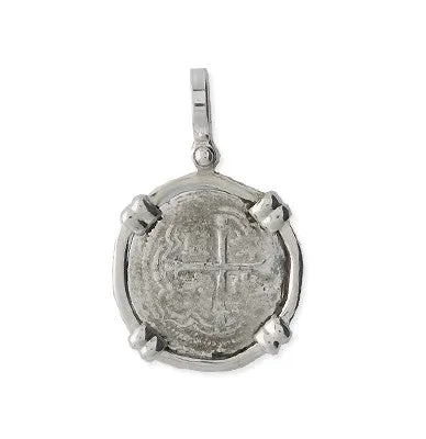 Taffi Fisher Collection 1 Reale Atocha Re-creation Silver, Double Prong, Cross Side