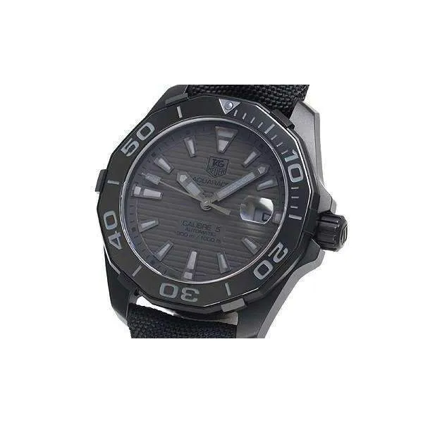 TAG HEUER AQUARACER AUTOMATIC BLACK MEN WATCH WAY218B.FC6364