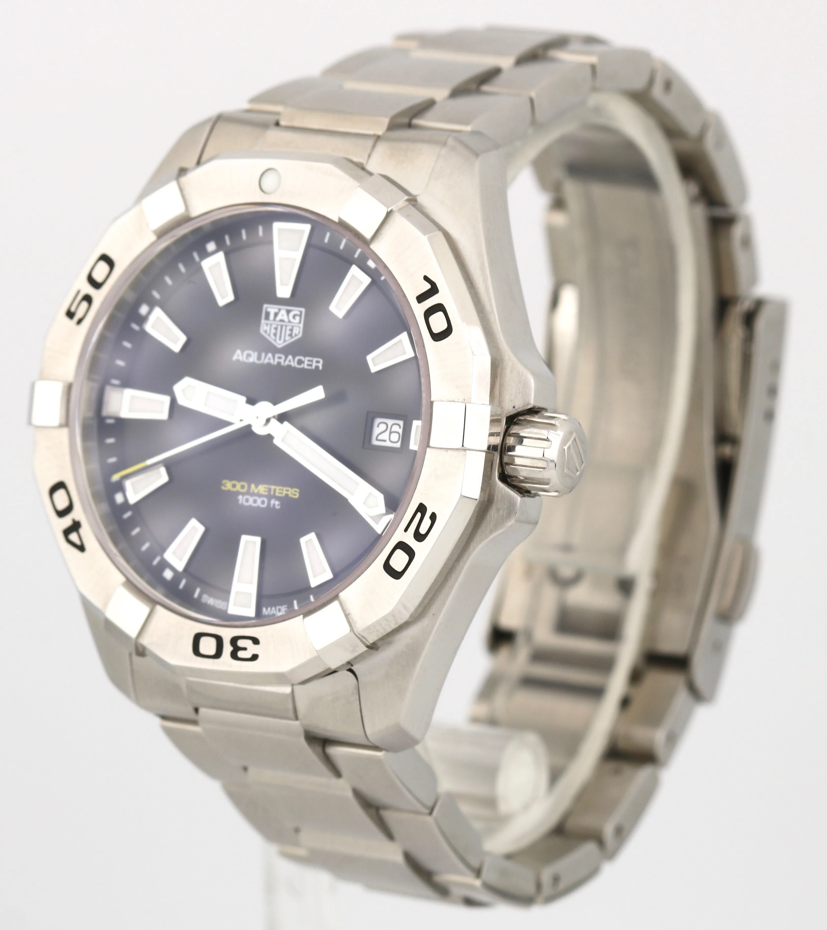 Tag Heuer Aquaracer Black 41mm Stainless Steel WBD1110.BA0928 Quartz Watch