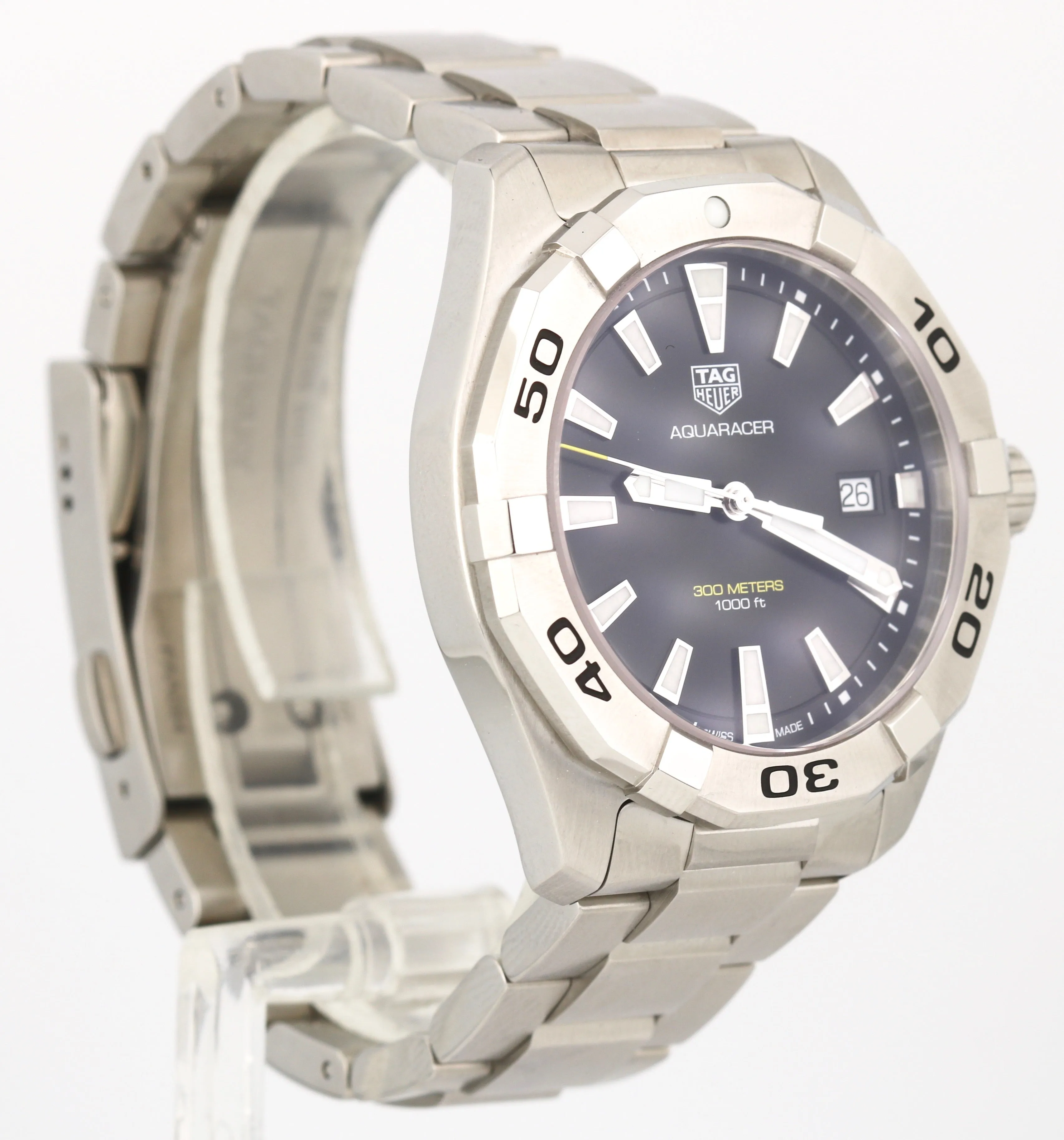 Tag Heuer Aquaracer Black 41mm Stainless Steel WBD1110.BA0928 Quartz Watch