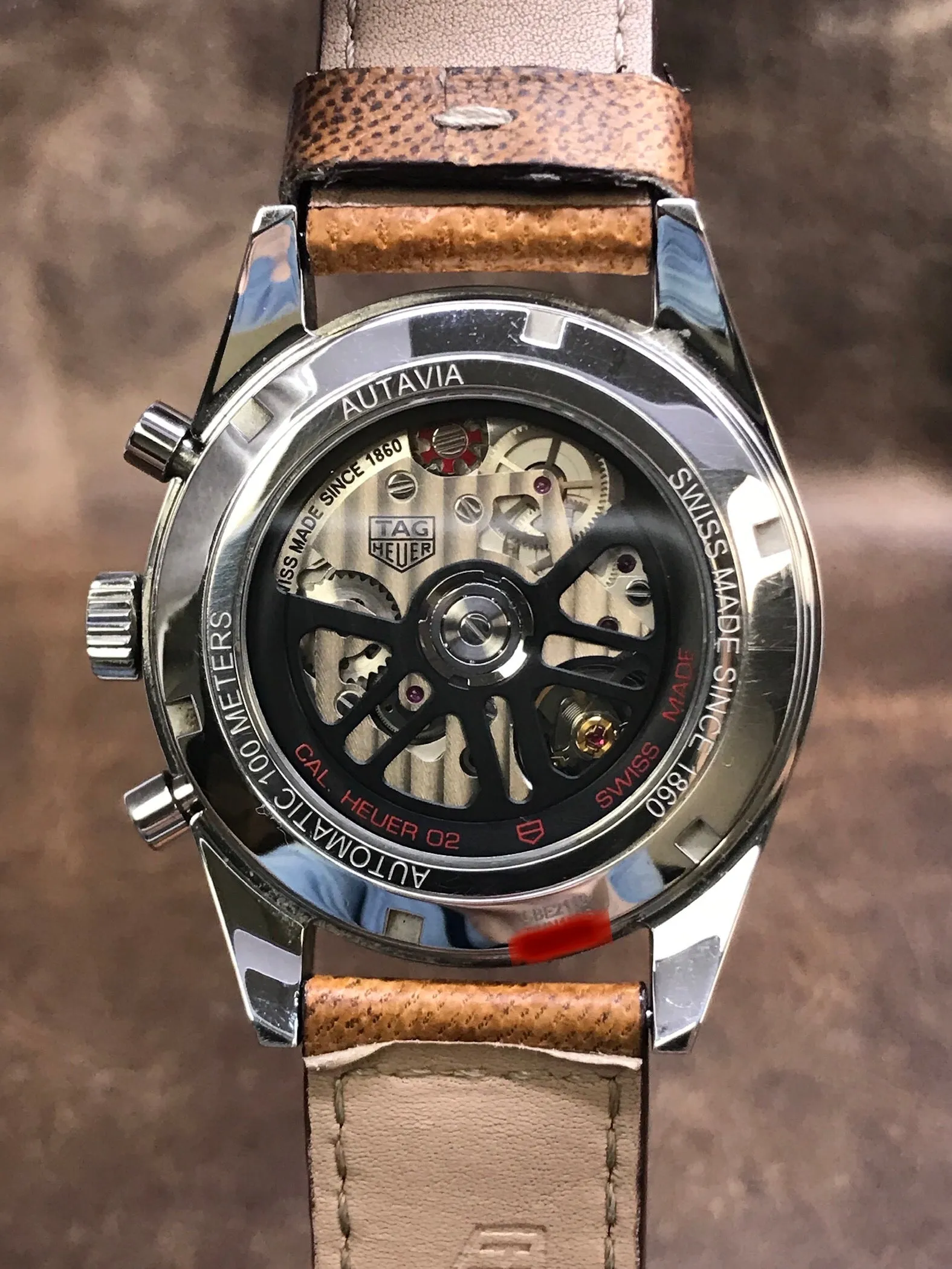 TAG Heuer Autavia Heritage Chronograph Heuer 02 CBE2110 Black Dial Automatic Men's Watch