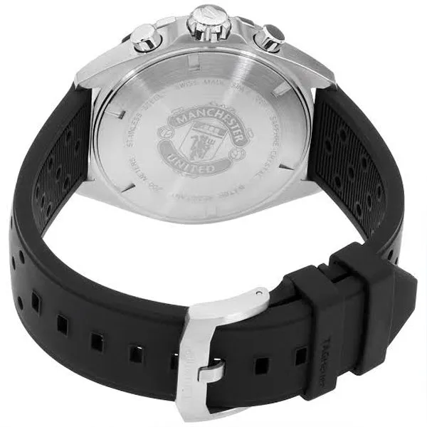Tag Heuer Formula 1 Black Silicone Strap Grey Dial Chronograph Quartz Watch for Gents - CAZ101MFT8024