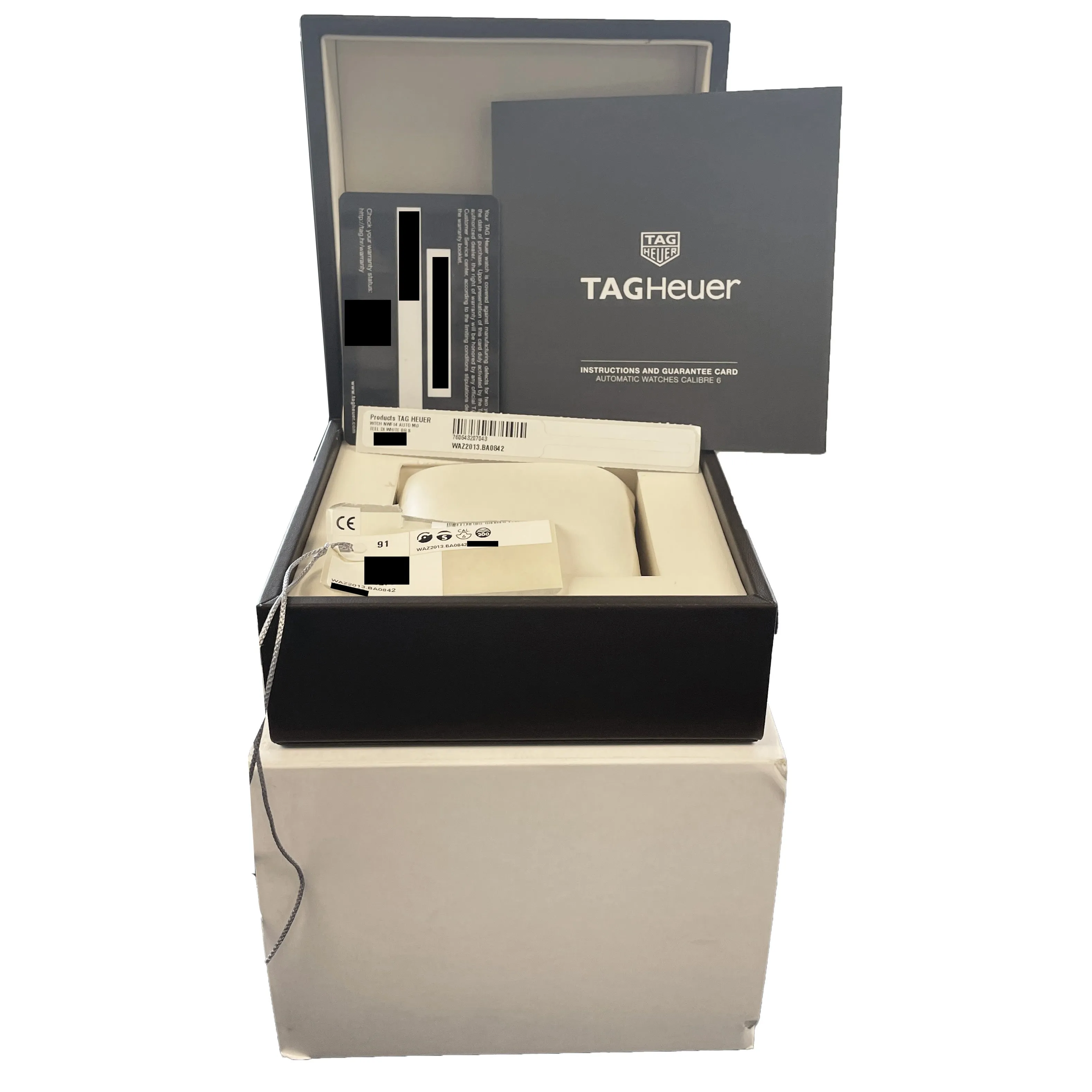 Tag Heuer Formula 1 Stainless 43mm White Automatic WAZ2013.BA0842 Watch B&P