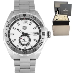 Tag Heuer Formula 1 Stainless 43mm White Automatic WAZ2013.BA0842 Watch B&P