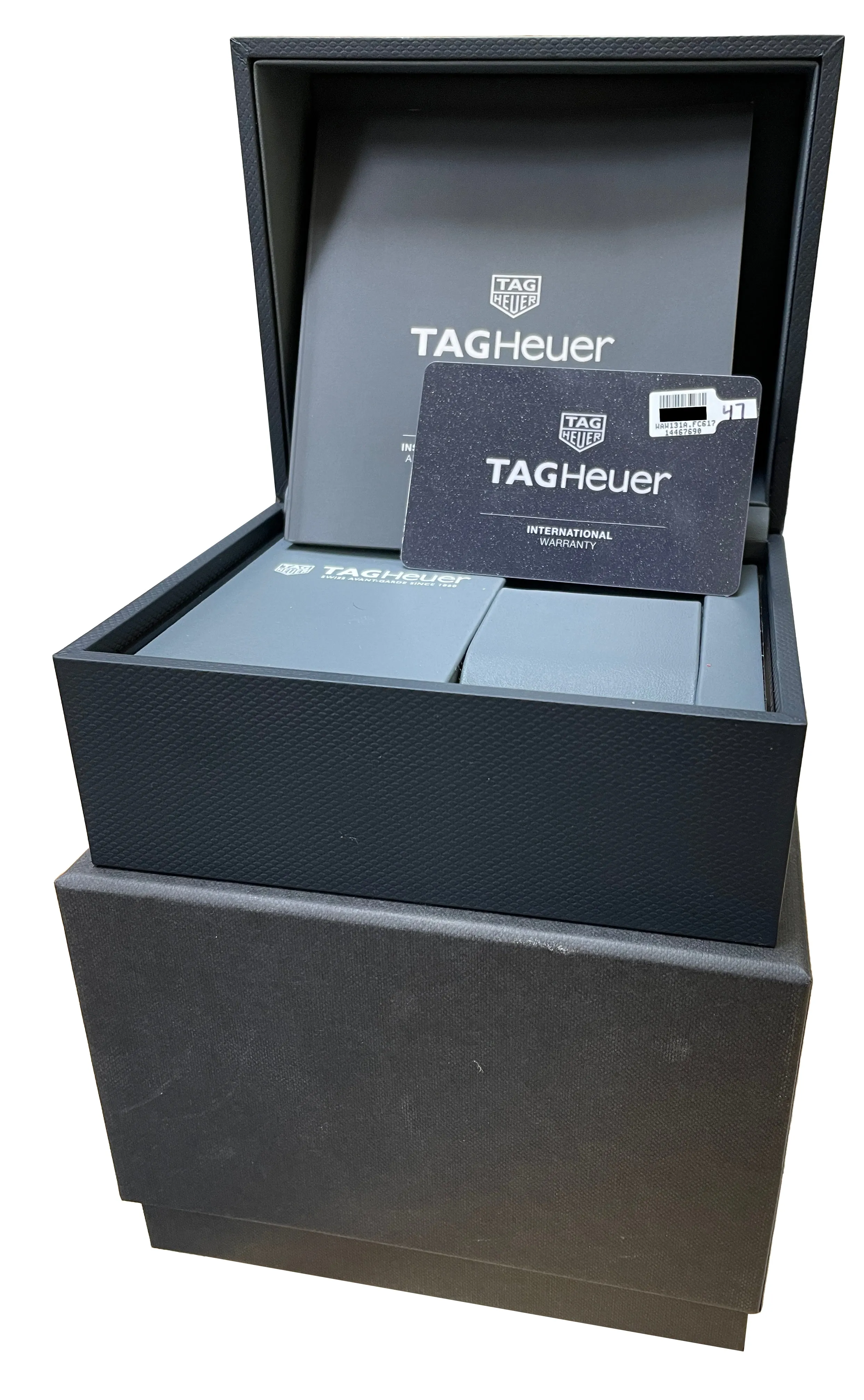 Tag Heuer Monaco WAW131A Quartz Black 37mm Stainless Steel Date Watch B P