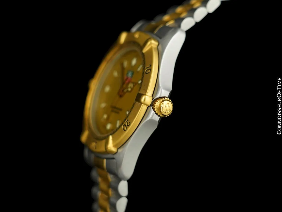 TAG Heuer Professional 2000 Mens Diver Watch, WE1120R - Stainless Steel & 18K Gold Plated