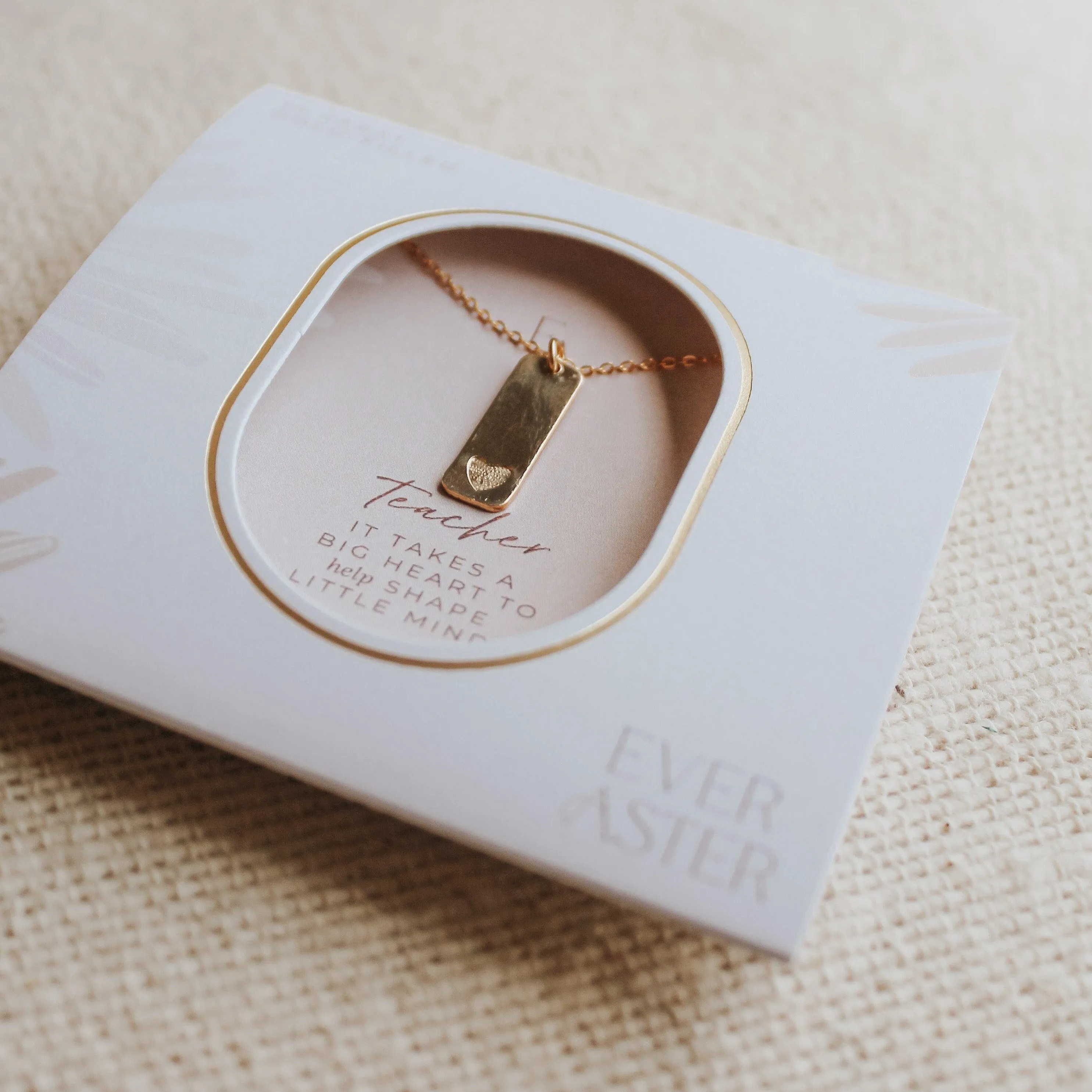 Teacher Bar Necklace