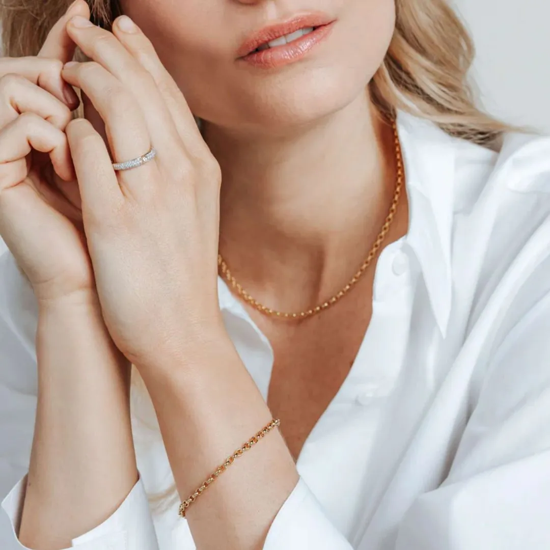TI SENTO Bracelet in Yellow Gold-Plated Silver, 23068SY