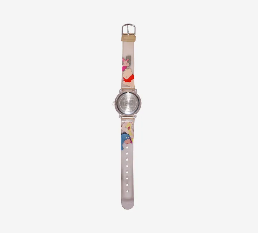 Timex Rewound Kids Winnie The Pooh Clear and White Quartz Analog Watch