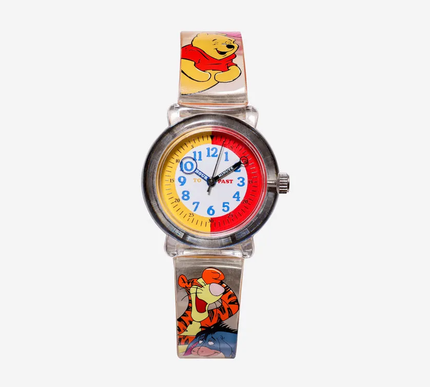 Timex Rewound Kids Winnie The Pooh Clear and White Quartz Analog Watch