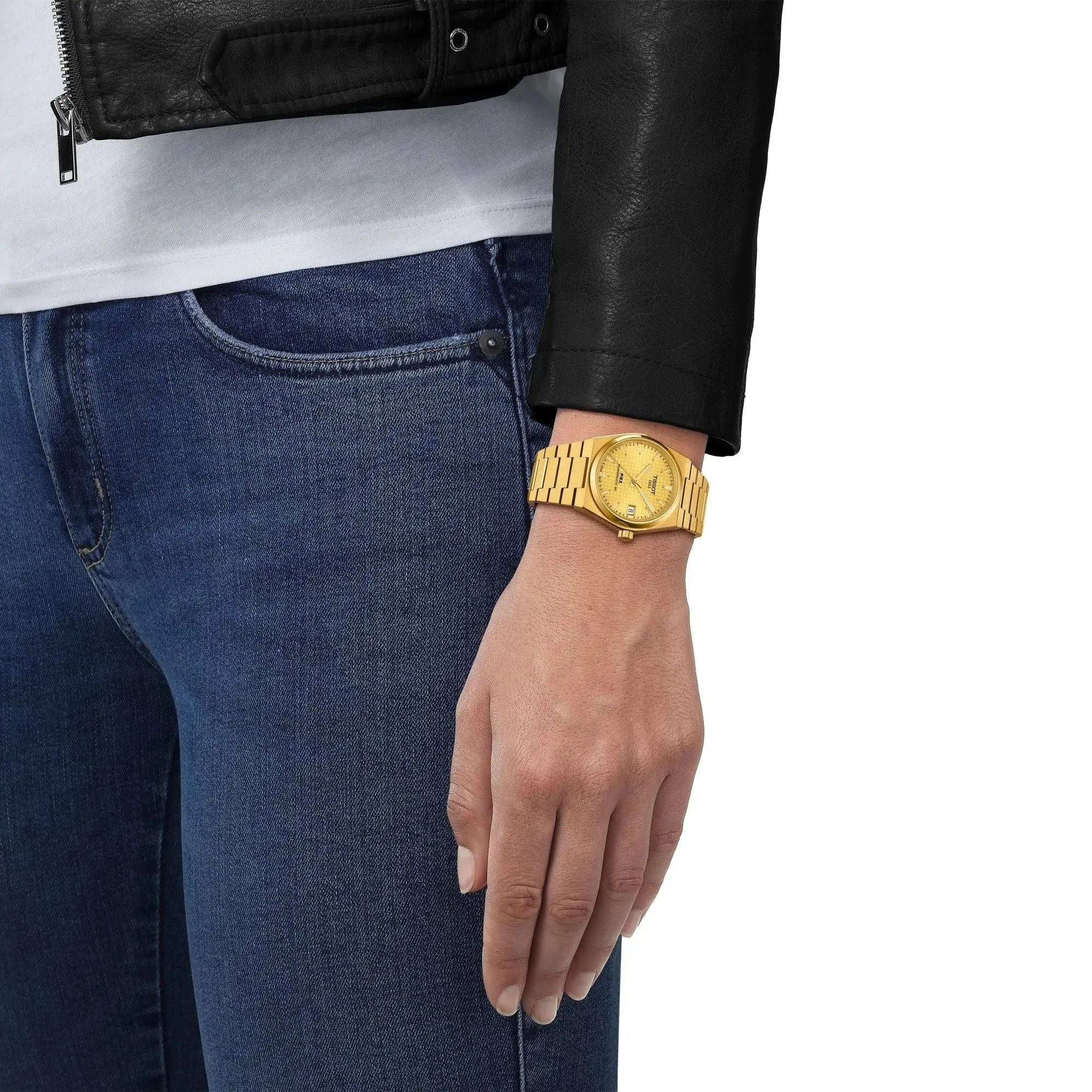 Tissot PRX Powermatic 80 (35mm) Gold Tone Watch