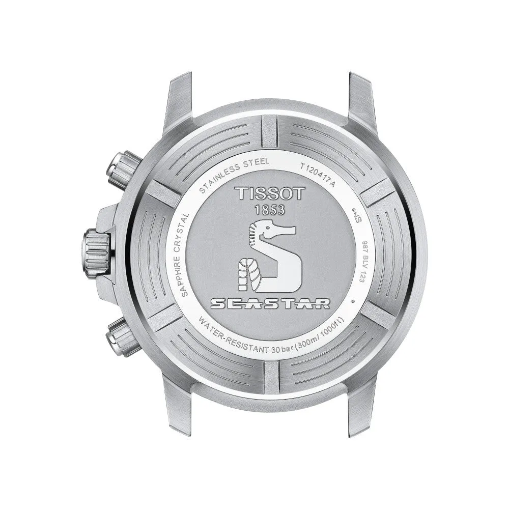 Tissot Seastar 1000 Chronograph Mens Stainless Steel Blue Dial Watch