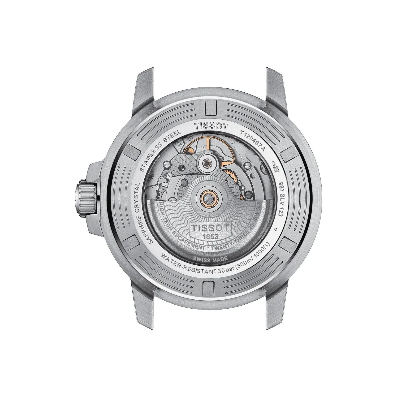 Tissot Seastar 1000 Powermatic 80 Mens Stainless Steel Blue Dial Watch