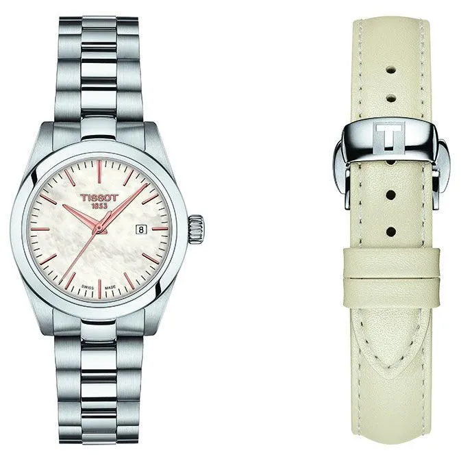 Tissot Woman Woman T -my Lady 29mm Quartz Steel   T132.010.11.111.00 leather strap