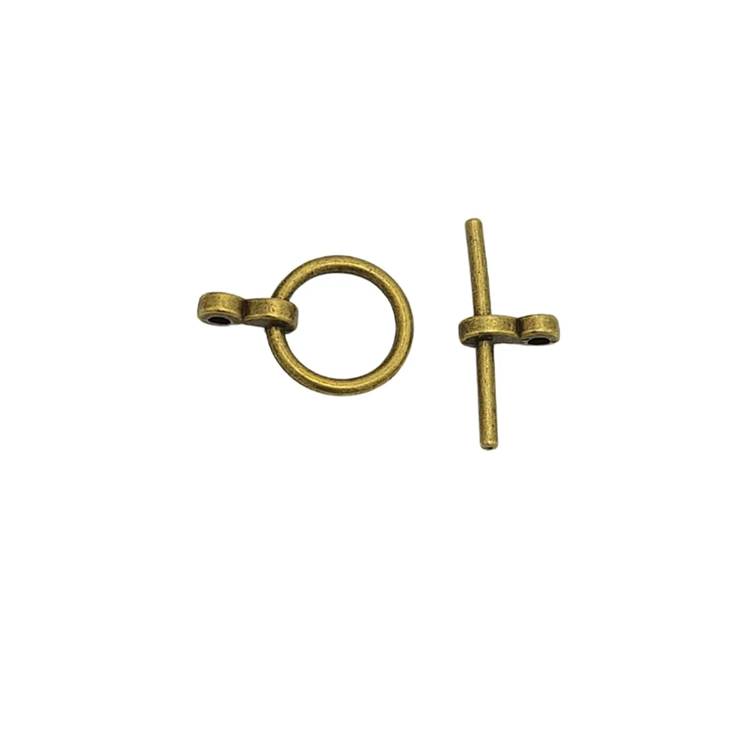 Toggle T-Bar Clasp Round Jewelry Making Supply.