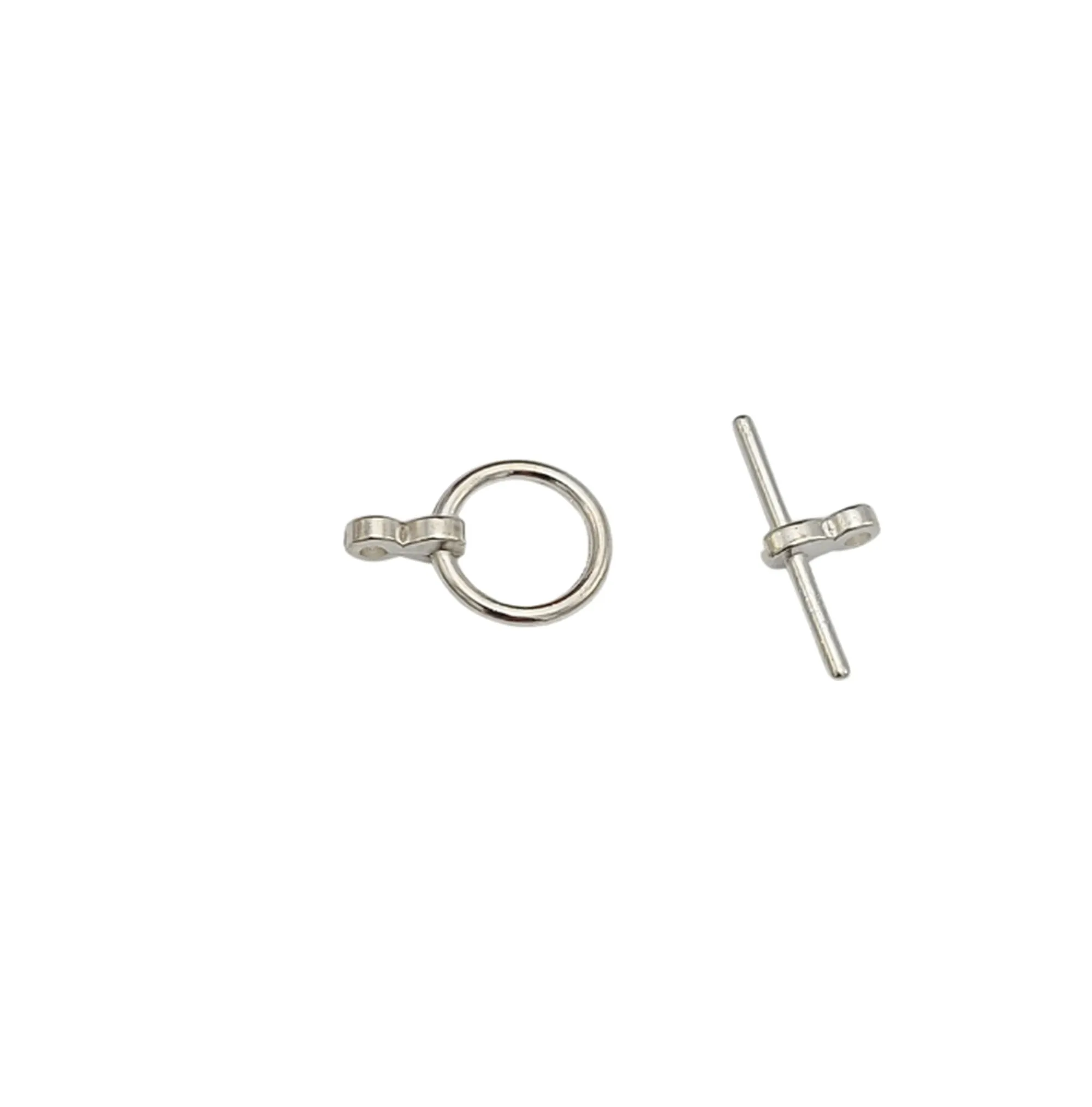 Toggle T-Bar Clasp Round Jewelry Making Supply.
