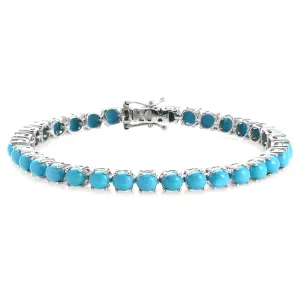 Turquoise 925 Sterling Silver Tennis Bracelet Jewelry