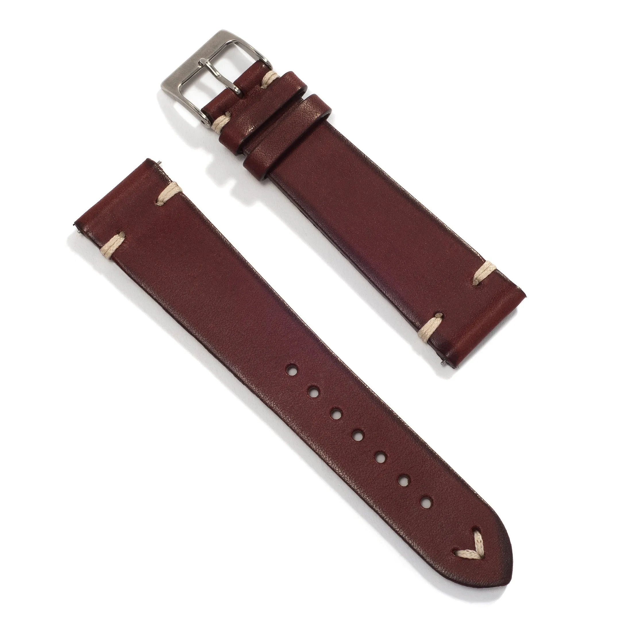 UNIVERSAL CHERRY VINTAGE UNIVERSAL LEATHER WATCH STRAP