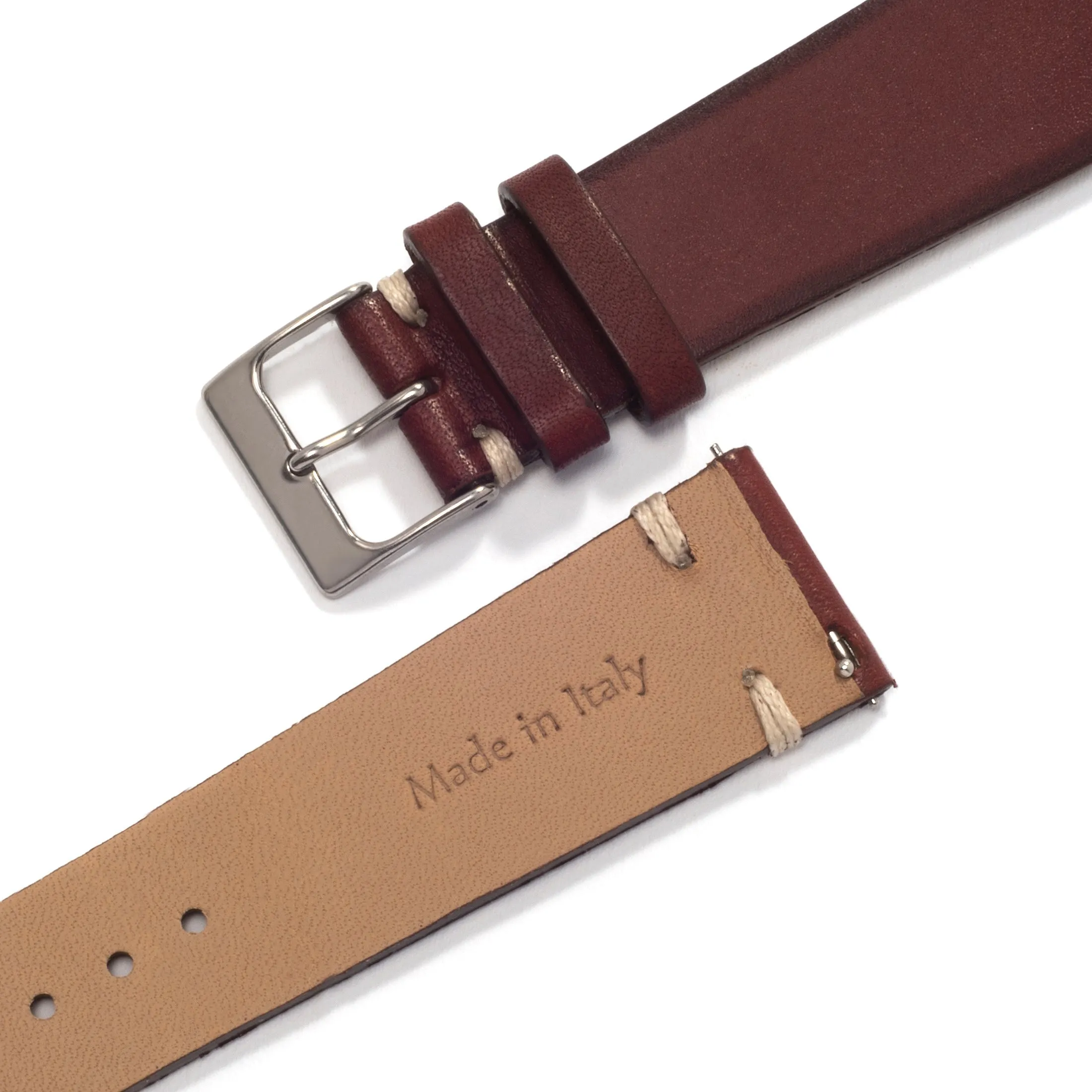UNIVERSAL CHERRY VINTAGE UNIVERSAL LEATHER WATCH STRAP