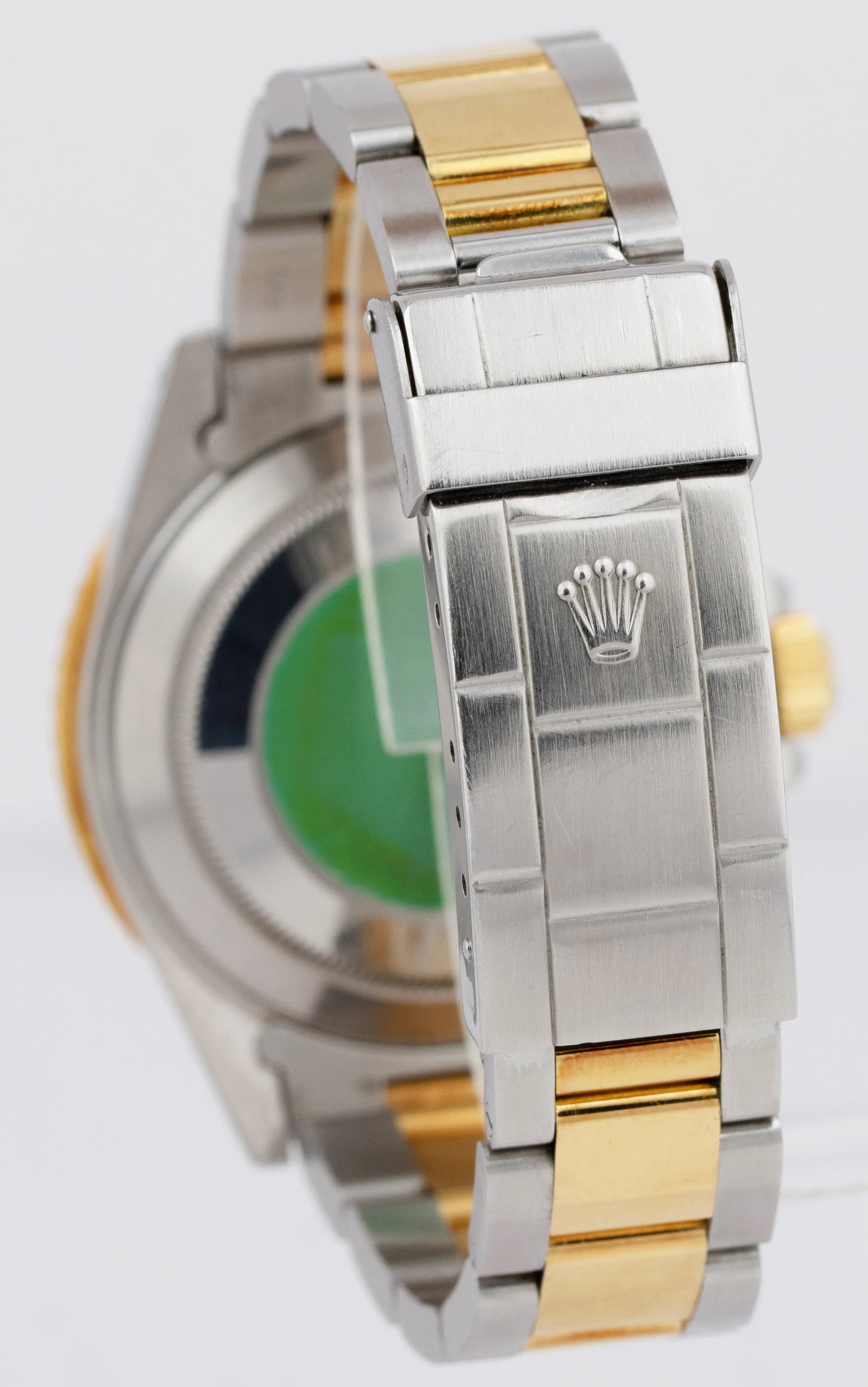 UNPOLISHED 1987 PAPERS Rolex Submariner Date Two-Tone Blue 40mm 16803 Watch B P
