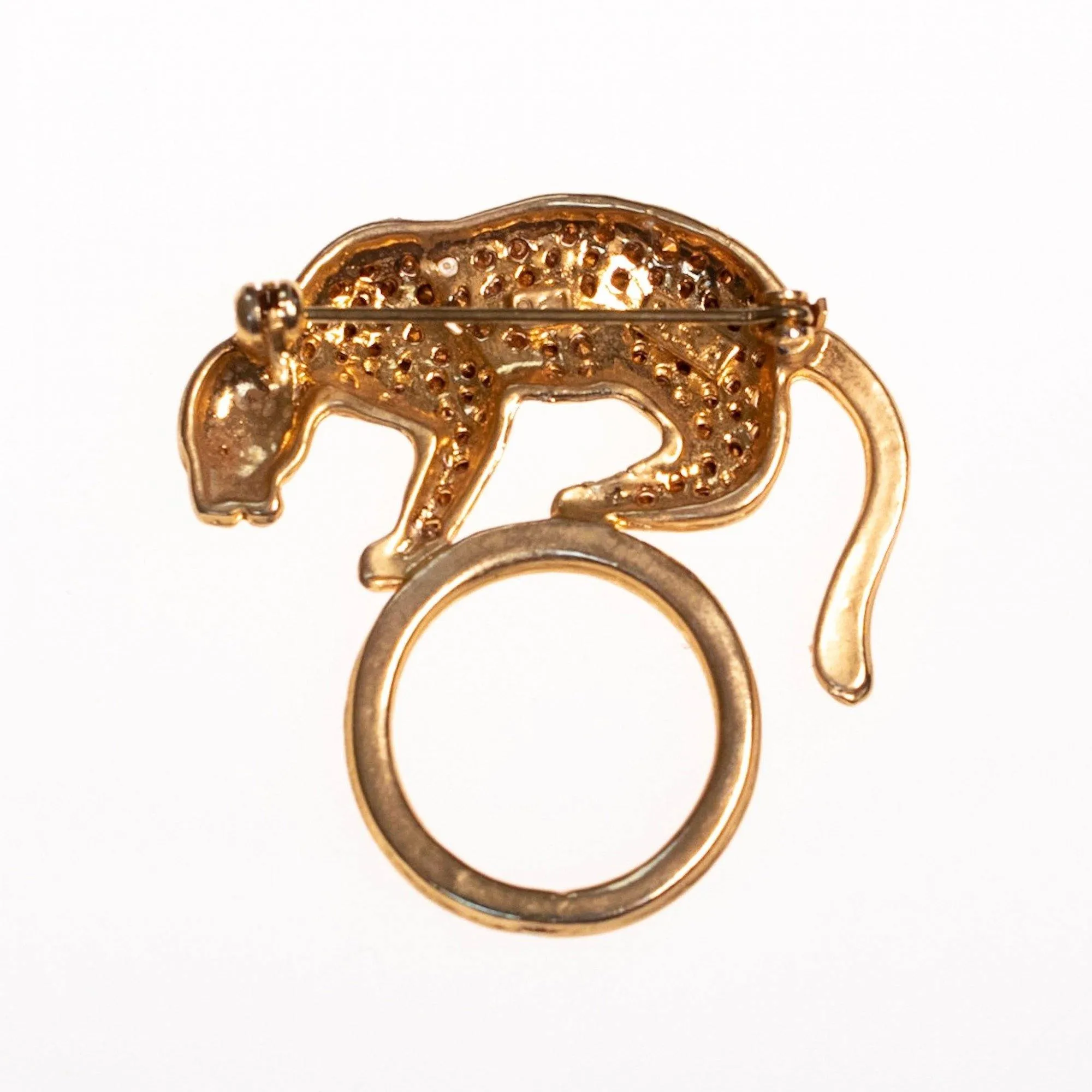 Vintage Jewelry Cheetah Brooch