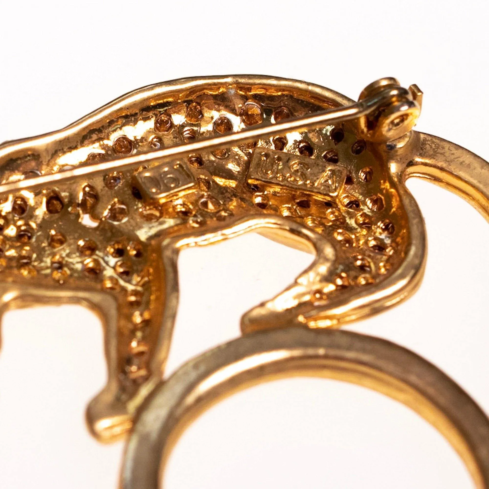 Vintage Jewelry Cheetah Brooch