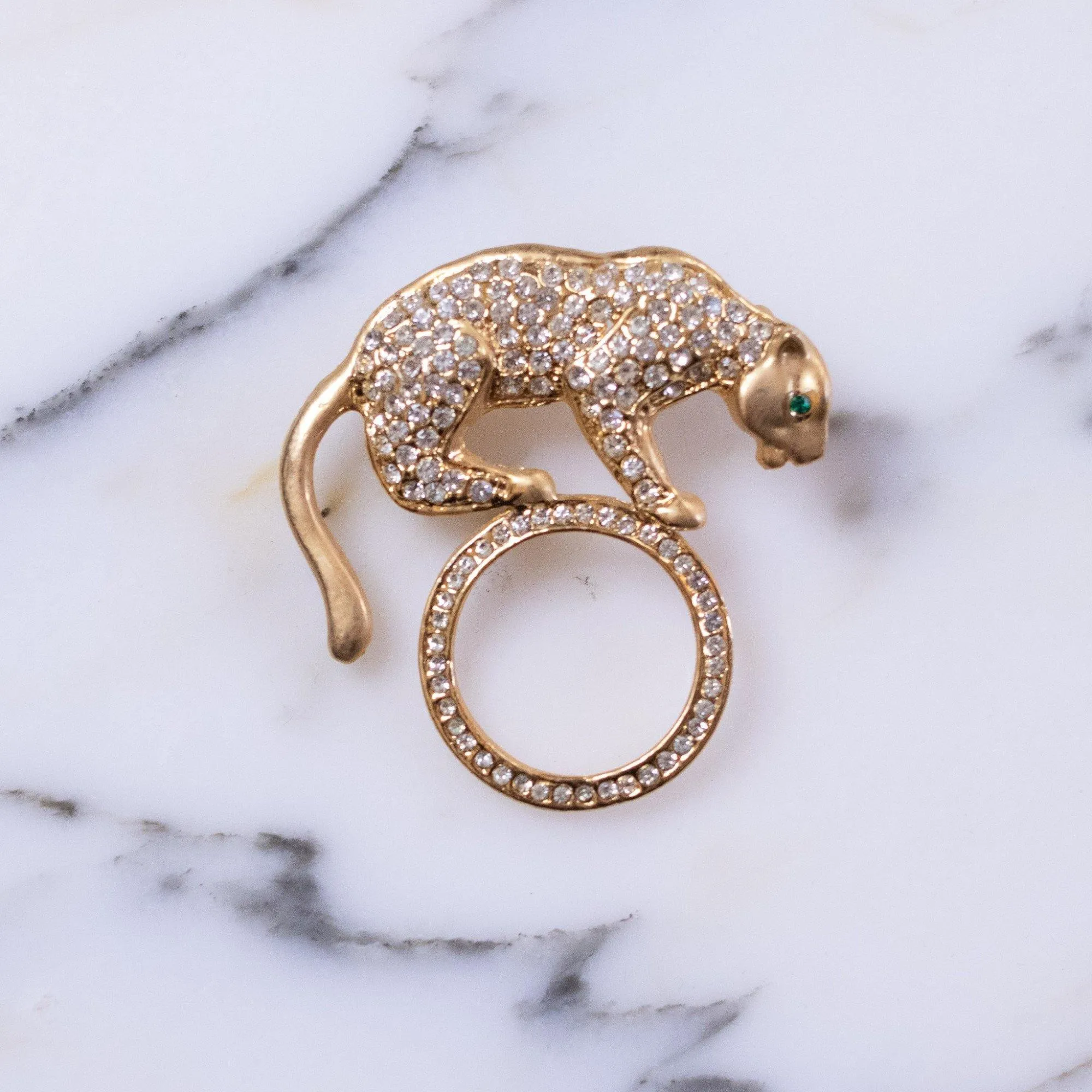 Vintage Jewelry Cheetah Brooch