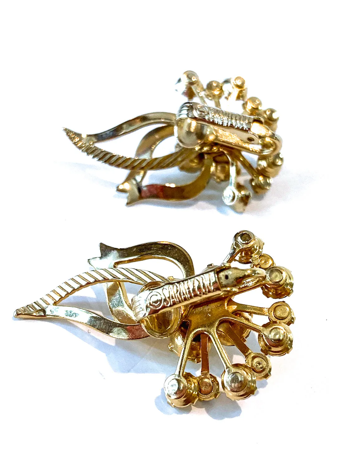 Vintage Sarah Coventry Sunshine Yellow Clear Rhinestone Jewelry Set