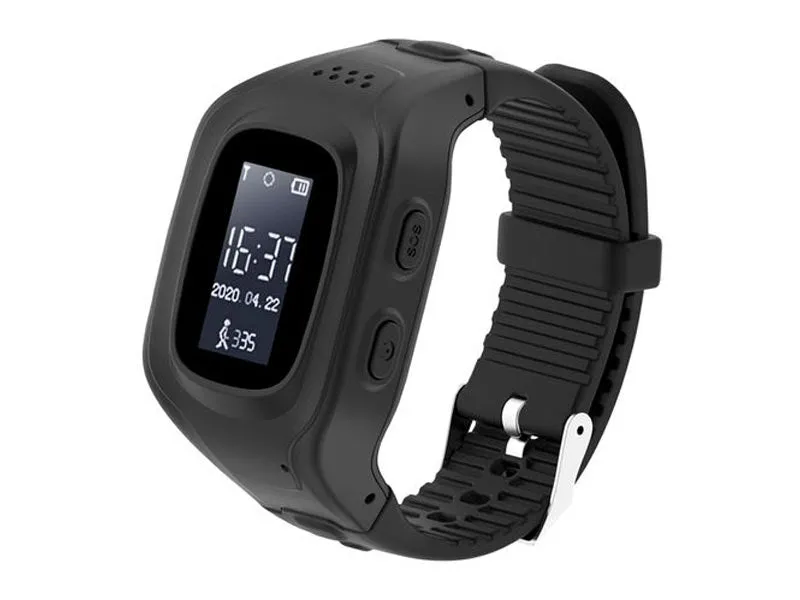 Volkano Kids Find Me Series Children's GPS Tracking watch-Black - VK-5030-BK