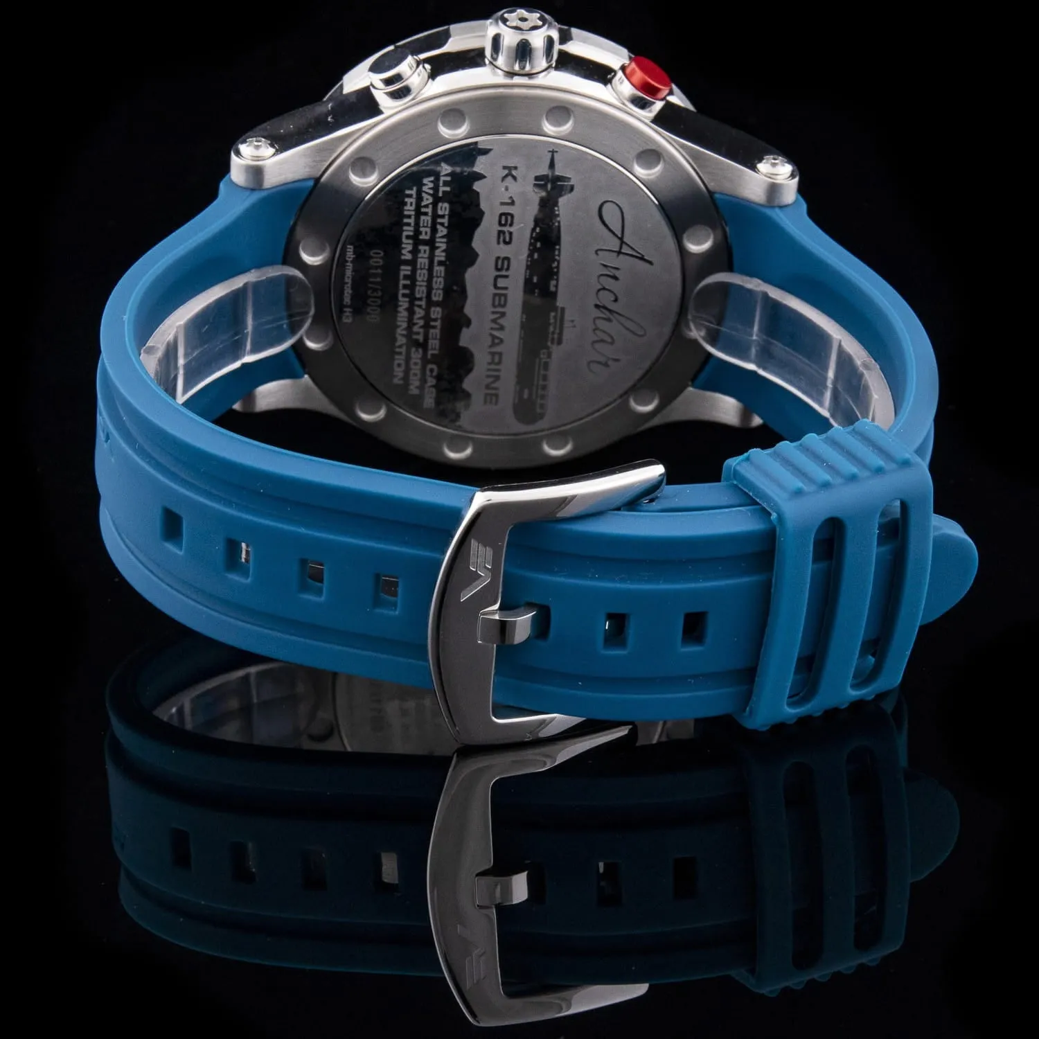 Vostok Europe Anchar K-162 Submarine Dive Chronograph, 300 meters, Tritium Illumination 6S21-510A583
