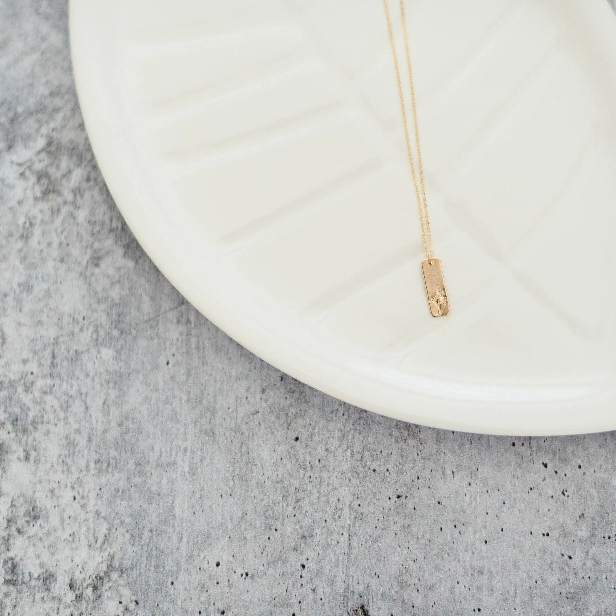 Wildflower Bar Necklace