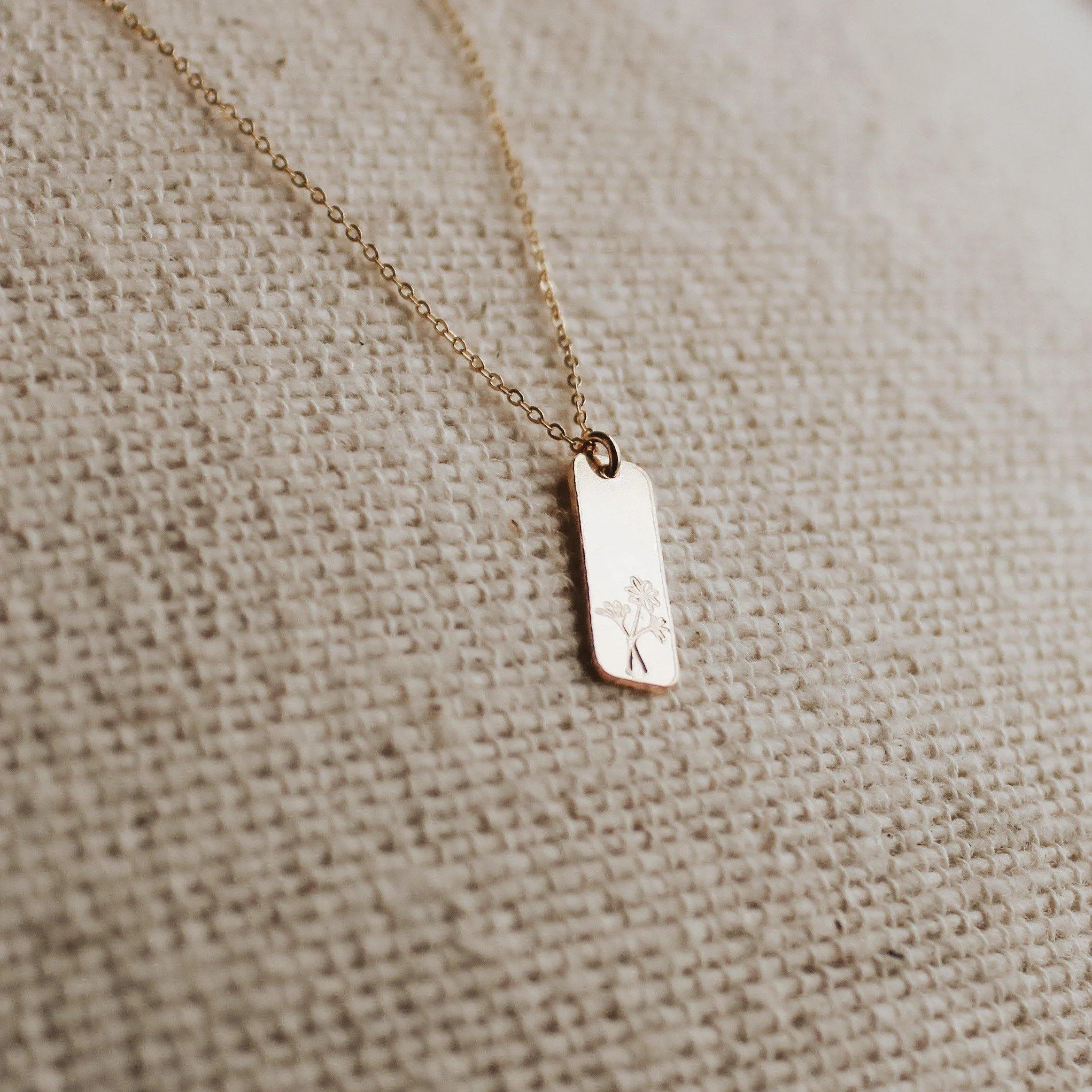 Wildflower Bar Necklace