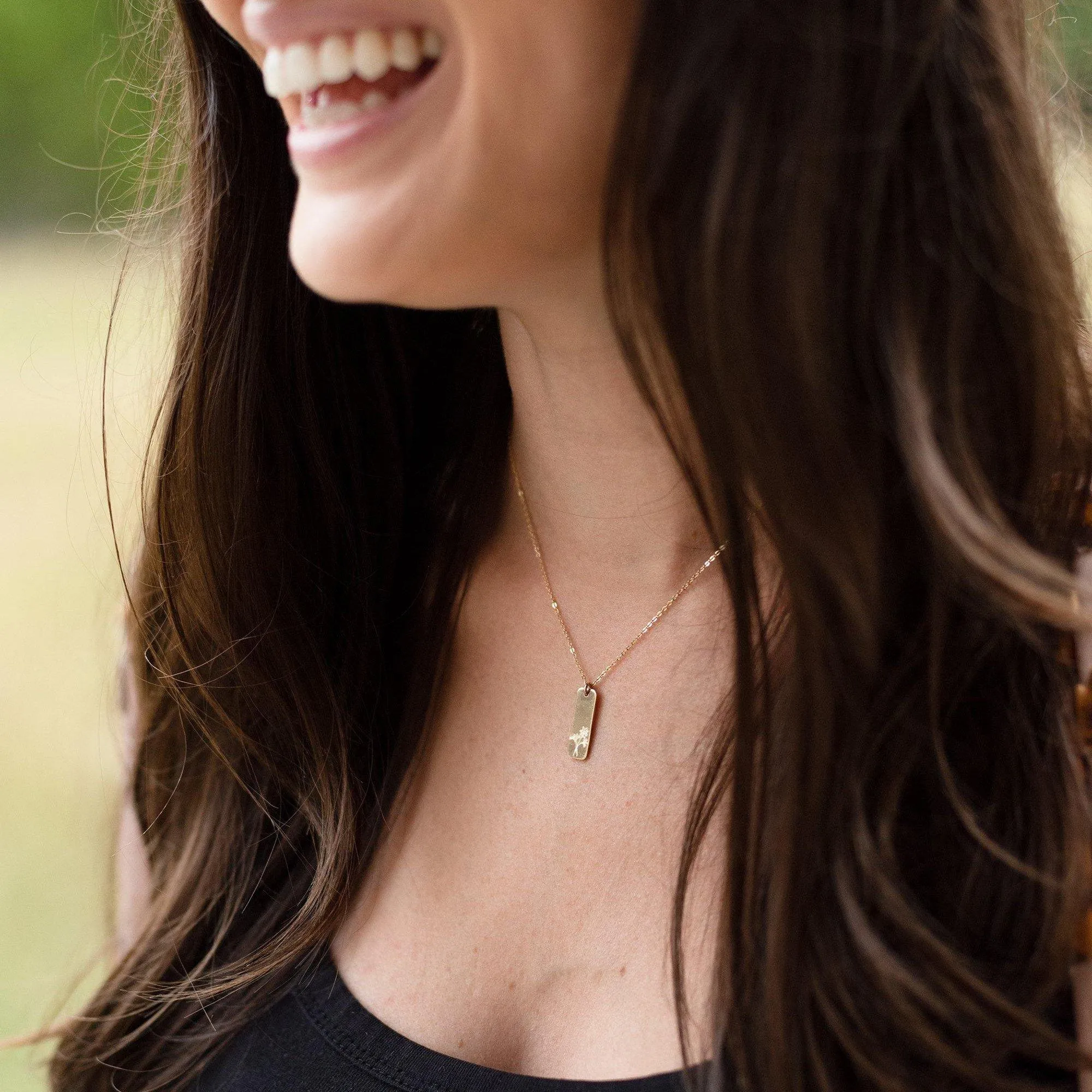 Wildflower Bar Necklace