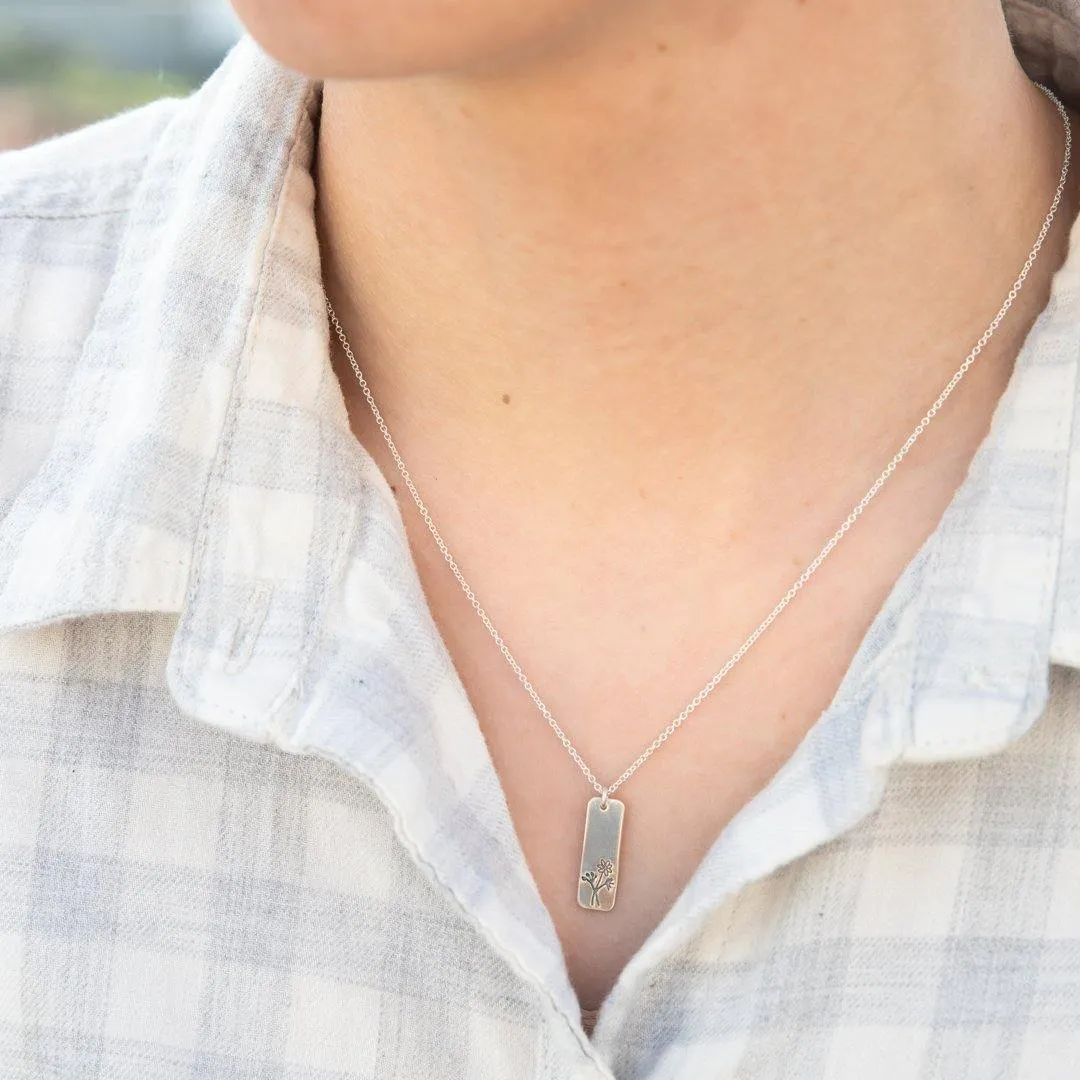 Wildflower Bar Necklace