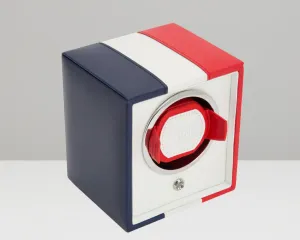 WOLF Navigator French Flag Single Cub Watch Winder