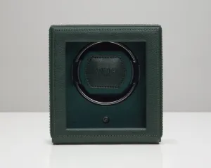 WOLF Single Cub Watch Winder with Cover - Green