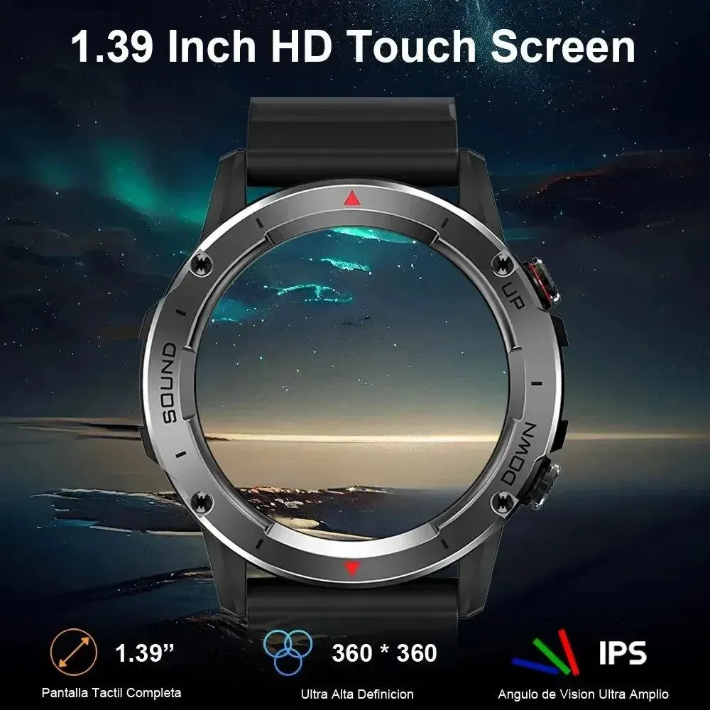 Xiaomi 1.39 pollici HD Bluetooth Call Smart Watch Men IP68 impermeabile sport Fitness Tracker Smartwatch per IOS Android NX9