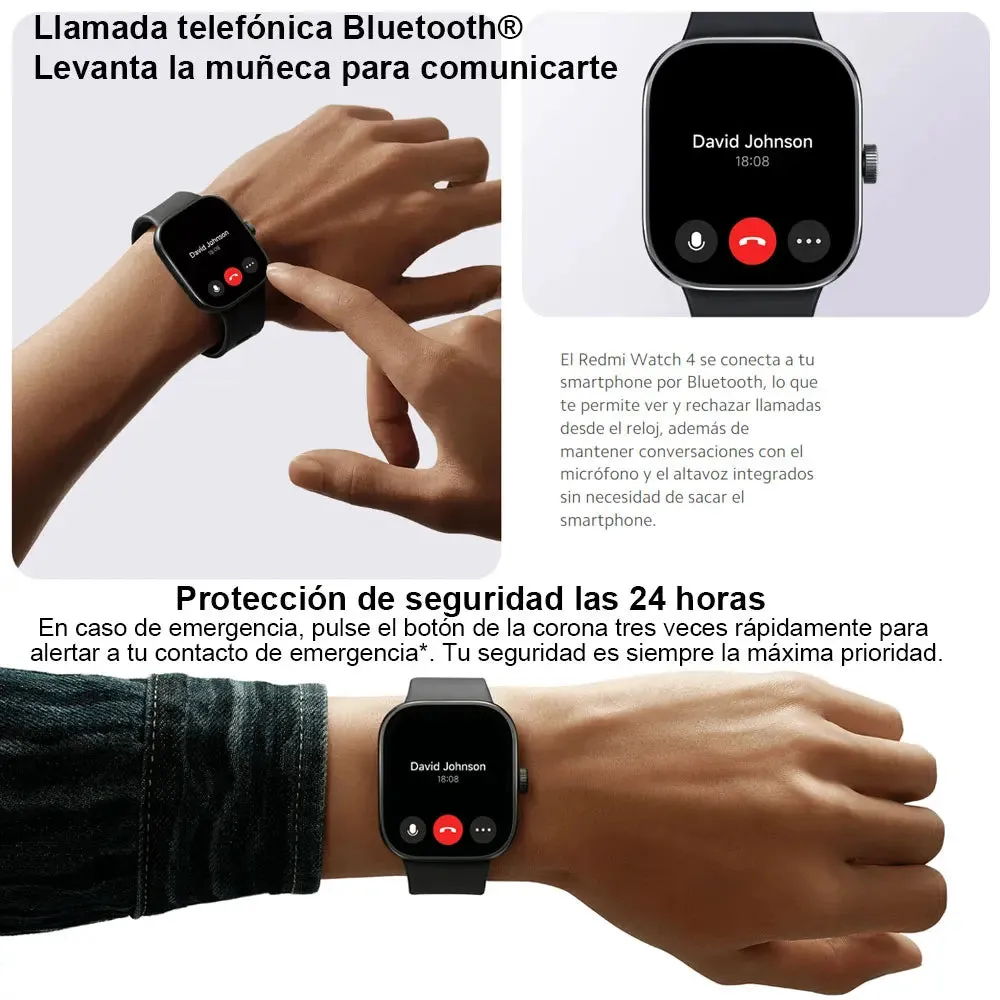 Xiaomi Redmi 1.97" Amoled 390×450 Pixel Bluetooth Smart Watch 4 Rate Stress Monitoring