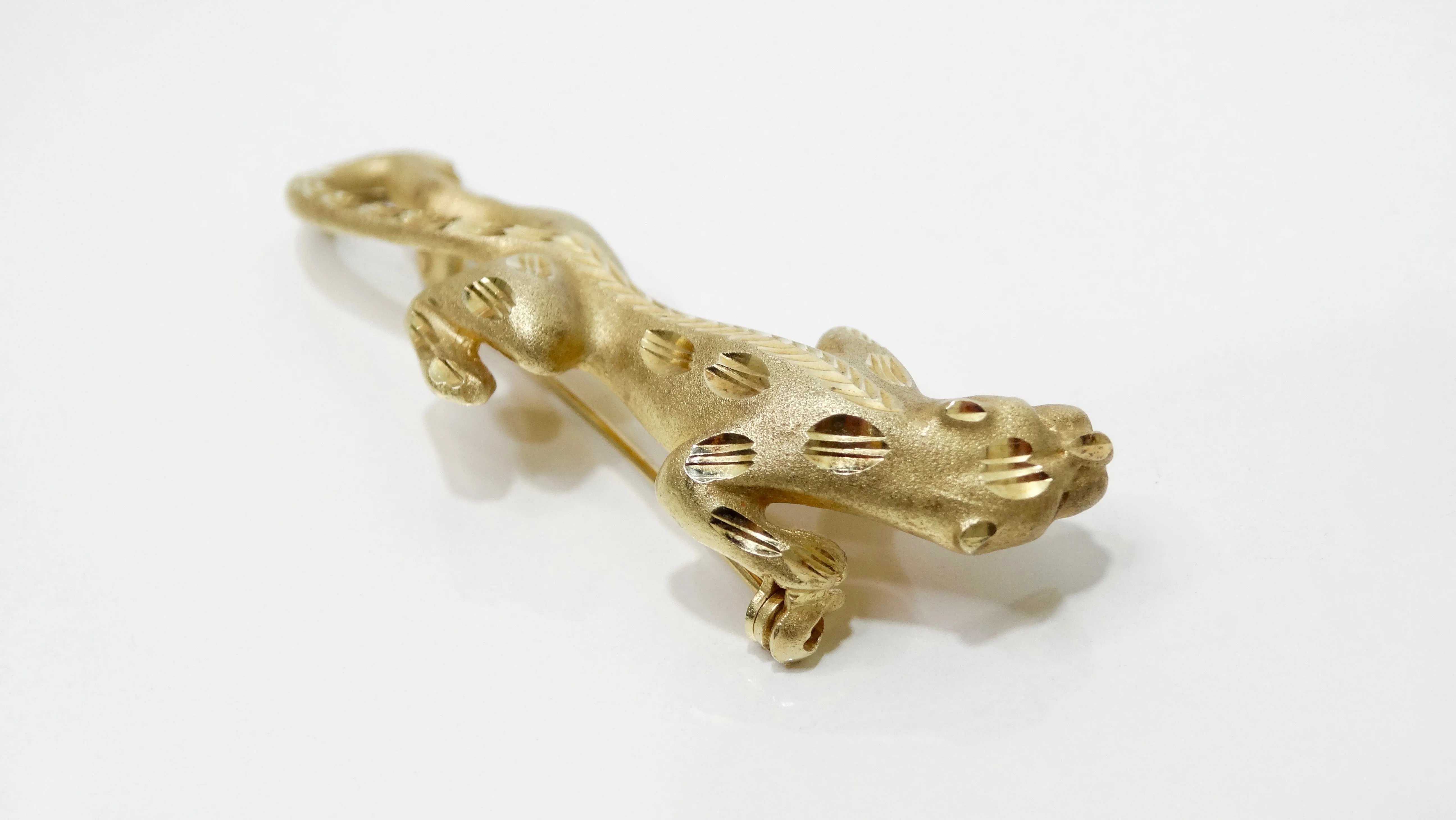 Yellow Gold Panther Brooch