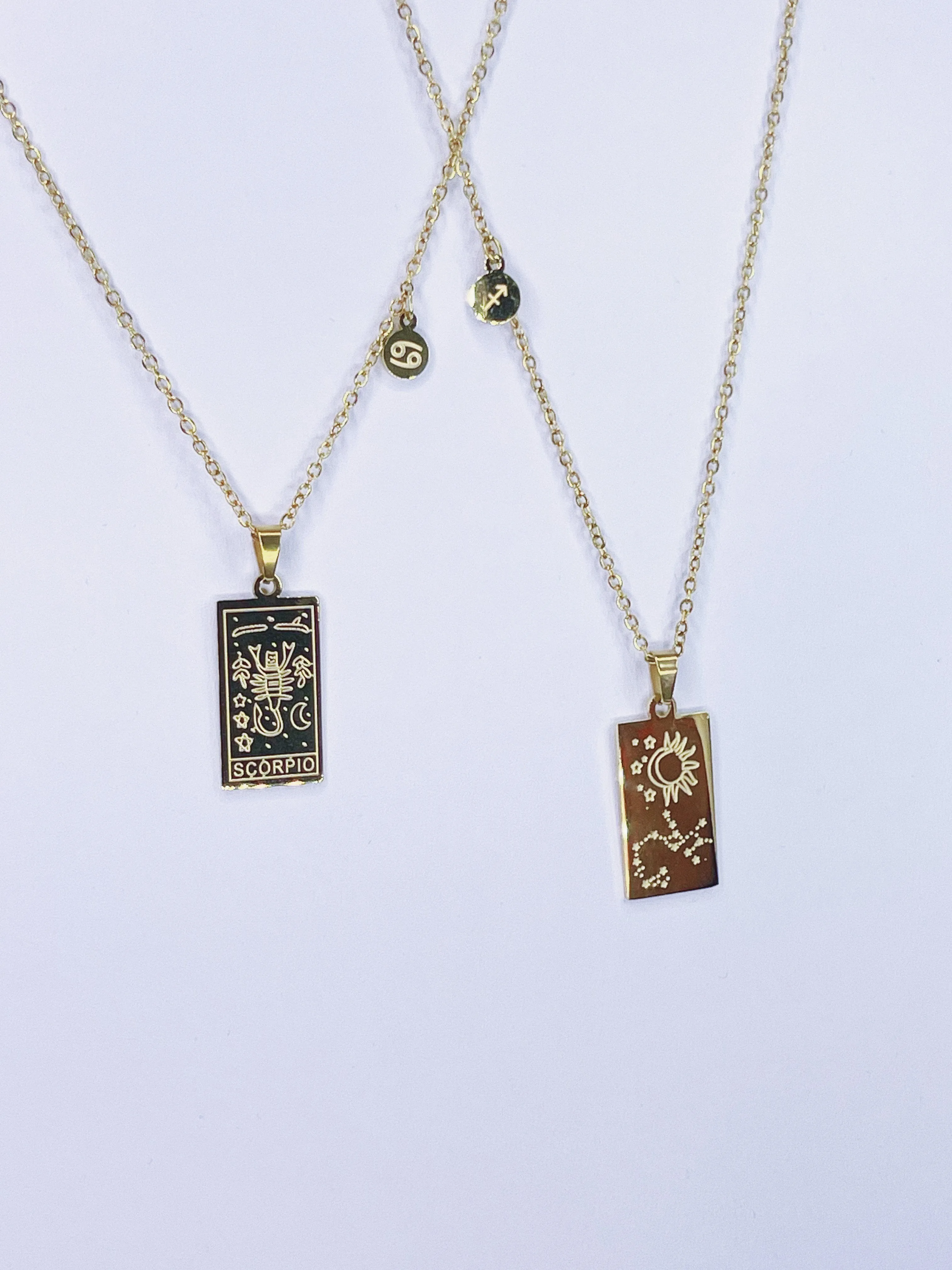 Zodiac   Spinning Ring Jewelry Set