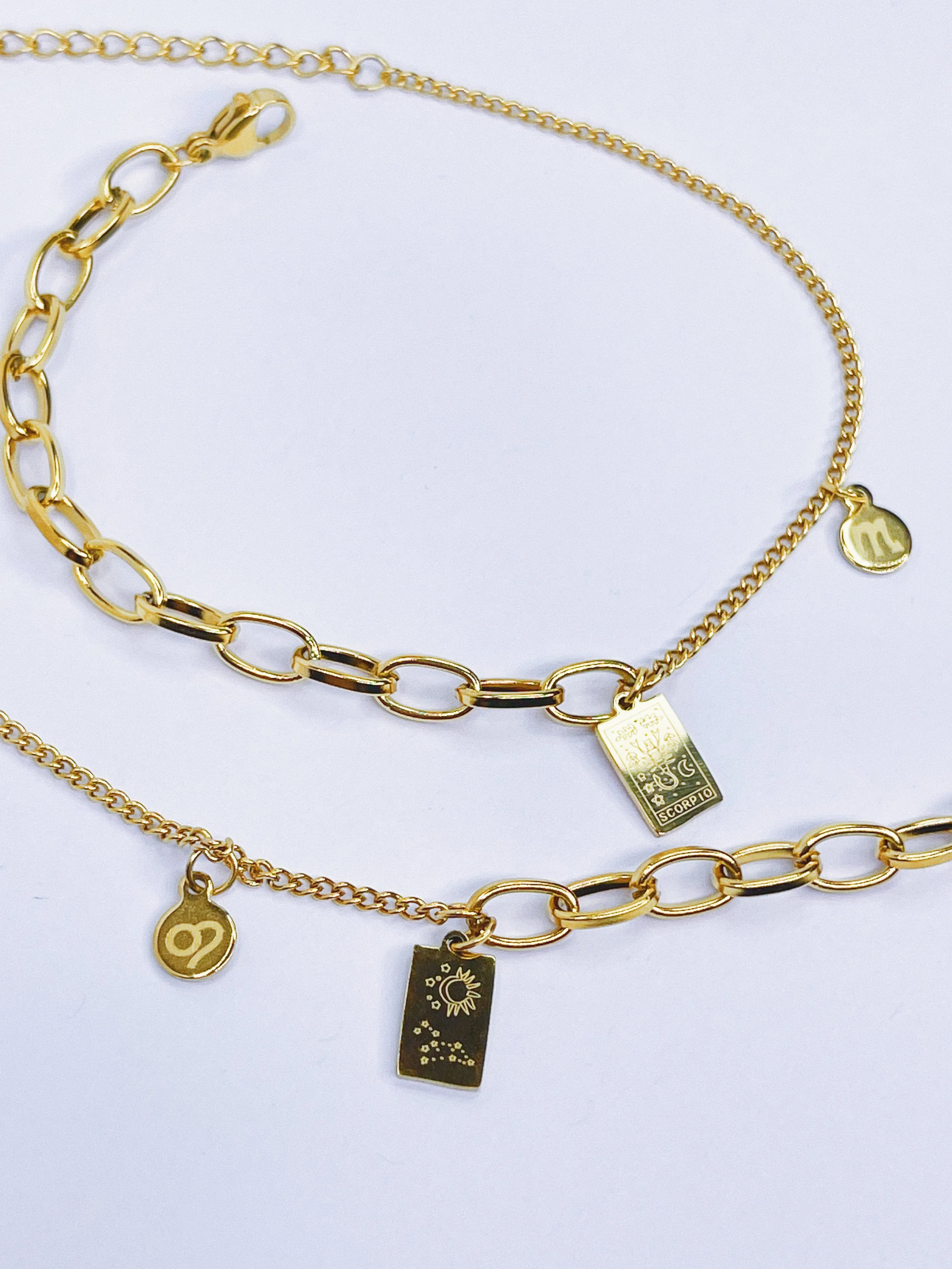 Zodiac   Spinning Ring Jewelry Set