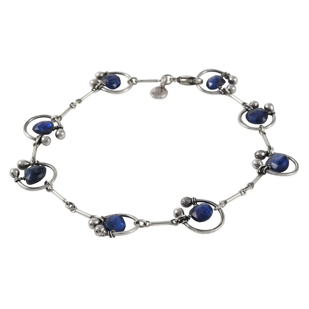 Zuzko Jewelry - Horseshoe Bracelet with Sapphire